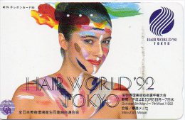 Hair World 92 Tokyo Cosmétique Cosmetics Femme Girl  Télécarte  B 321 - Perfumes