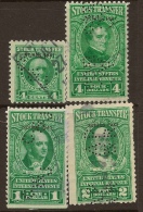 USA 1940 4c To $4 Stock Transfer U #RH242 - Fiscali