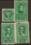 USA 1940 4c To $4 Stock Transfer U #RH242 - Steuermarken