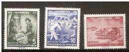 LOTE 332  ///  ALEMANIA DDR 1955   YVERT Nº: 210/212  CATALOG/COTE: 8,00€ - Neufs