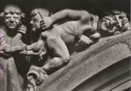 Gelnhausen - S/w Marienkirche Detail 2 - Gelnhausen