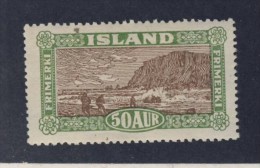 ISLANDE 1925  YVERT N°119  NEUF MH* - Ongebruikt