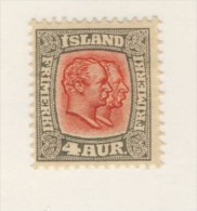 ISLANDE 1907/08   YVERT N°49 NEUF NG - Ungebraucht