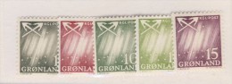 GROENLAND 1963 COURANTS Yvert N°36/40 NEUF MNH** - Unused Stamps