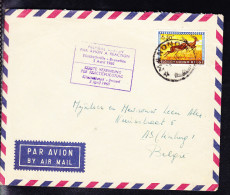 CONGO BELGE COB 359 SUR LETTRE De MANONO Vers AS (BELGIQUE). (6AL47) - Storia Postale