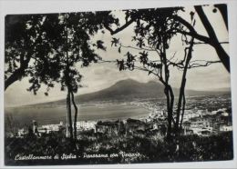 NAPOLI - Castellammare Di Stabia - Panorama Con Vesuvio - Castellammare Di Stabia