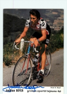 Jonathan BOYER, Autographe Manuscrit, Dédicace . 2 Scans. Cyclisme. Lejeune BP - Cycling