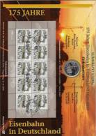 175 Jahre Eisenbahn Deutschland Numisblatt 5/2010 Mit BRD 2833 10-KB SST 39€ Adler-Zug In Nürnberg Nach Fürth Bf Germany - Sonstige & Ohne Zuordnung