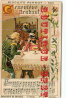 RARE - BISCUITS PERNOT De DIJON " GENEVIEVE De BRABANT " - CHROMO PUBLICITE BISCUIT - Pernot