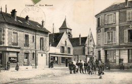 CPA - CROSNES (92) - Aspect De La Rue Masset En 1929 - Crosnes (Crosne)