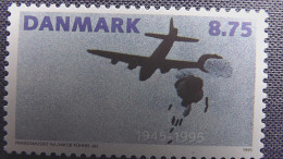 Dänemark 1102 Yv 1105 **/mnh, Fallschirmabwürfe Von Waffen (Widerstandsbewegung) - Unused Stamps