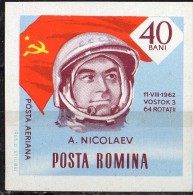 PIA - ROMANIA : 1964 : La Conquista Dello Spazio : A. Nicolaiev  - (YV P.A. 203) - Ongebruikt