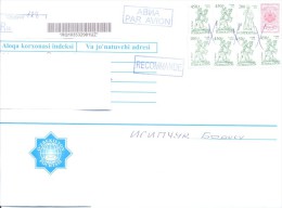 2013. Uzbekistan, The Letter By Registered Air-mail Post To Moldova - Uzbekistán