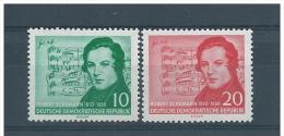 LOTE 335  ///  ALEMANIA DDR  1956       YVERT Nº: 264/265    CATALOG/COTE: 12€ - Neufs