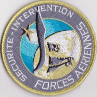 ARMEE De L´ AIR Avion Aviation Patch SECURITE Intervention Forces Aériennes - Aigle épée @ Avec Velcro - Luchtmacht