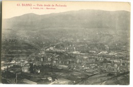 BILBAO Vista Desde De Archanda L. Roisin Fot. C. 1908 - Vizcaya (Bilbao)