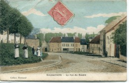 CPA 95  GOUSSAINVILLE LA RUE DU BASSIN - Goussainville