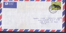 Botswana Lugpos Air Mail Par Avion Deluxe MOGGDITSHAME 1994 Cover Brief To USA 50 T Water Mongoose Stamp - Botswana (1966-...)