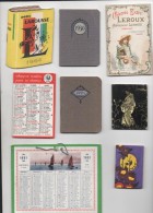 LOT DE 11 CALENDRIERS PUBLICITAIRES - Tamaño Pequeño : 1921-40