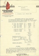 FAKTURA, RECHNUNG, INVOICE  --  KAMINWERK ALLSCHWIL  --  1928 - Switzerland