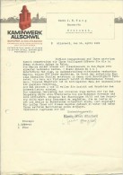 FAKTURA, RECHNUNG, INVOICE  --  KAMINWERK ALLSCHWIL  --  1928 - Switzerland