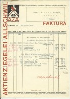 FAKTURA, RECHNUNG, INVOICE  --  A.G. AZA,  --  AKTIENZIEGELEI ALLSCHWIL  --  1932 - Switzerland