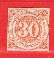 MiNr.25 X Altdeutschland Turn & Taxis - Mint