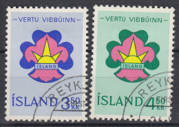 IJSLAND - Michel - 1964 - Nr 378/79 - Gest/Obl/Us - Gebraucht