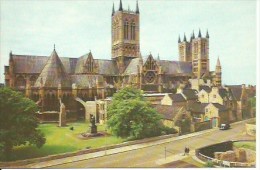 LINCOLN : Cathedral From Eastgate Hotel - Lincoln