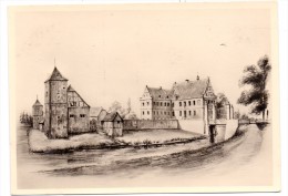 4409 HAVIXBECK, Schloss Hülshoff, Künstler-Karte - Coesfeld