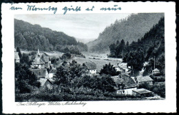 1378 - Ohne Porto - Alte Ansichtskarte Mühlenberg Einbeck Salzderhelden Gel 1942 Bahnpost Bahnstempel - Einbeck