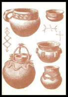 ANGOLA - CUNENE -  COSTUMES - Ceramica Ganguela (Ed. EDIL) Carte Postale - Angola