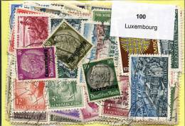 100 Timbres Thème Luxembourg - Sammlungen