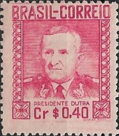 BRAZIL - EURICO GASPAR DUTRA (40 Cts, ROSE CARMINE), PRESIDENT OF BRAZIL 1947 - MNH - Ungebraucht