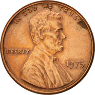 Monnaie, États-Unis, Lincoln Cent, Cent, 1975, U.S. Mint, Philadelphie, TTB+ - 1959-…: Lincoln, Memorial Reverse