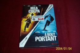 COFFRET 2 DVD °° A BOUT PORTANT + MEA CULPA   °° NEUF SOUS CELOPHANE - Action, Adventure