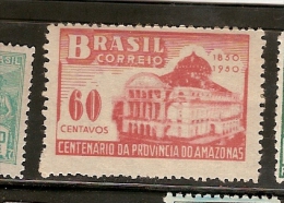 Brazil **  & Cent. Da Provincia De Amazonas, Teatro De Manaus 1950  (489) - Ungebraucht