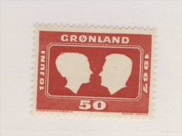 GROENLAND 1967 NOCES PRINCIERES  Yvert N°59  NEUF MNH** - Nuovi