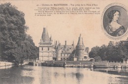 Cp , 28 , MAINTENON , Le Château , Vue Prise De La Pièce D'Eau - Maintenon