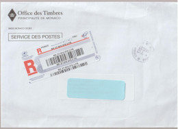 Monaco Registered Letters Recommandé 2023 - Briefe U. Dokumente