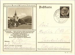 ARCH-L15 - ALLEMAGNE Entier Postal Carte Illustrée De Monnweiler "Lernt Deutschland Kennen" Obl. De Oberkirch - Briefkaarten