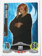 Carte STAR WARS Saese Tiin Jedi 78 Topps Force Attax 2012 - Star Wars