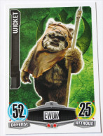 Carte STAR WARS Wicket Ewok 15 Topps Force Attax 2012 - Star Wars