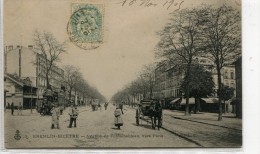CPA 94  KREMLIN BICETRE AVENUE DE FONTAINEBLEAU VERS PARIS  1905 - Kremlin Bicetre
