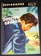 LE VERROU. 201. PECKER Alexandra. DOSSIER SAHARA. (1958) - Ferenczi