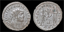 Maximian Silvered Antoninianus Jupiter Presents Victory - La Tetrarchía Y Constantino I El Magno (284 / 307)