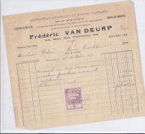 Frédéric Van Deurp - Bruxelles - 1923 - Artigianato