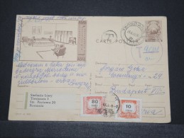 ROUMANIE - Entier Taxé Pour Budapest Hongrie - Avril 1968 - A Voir - P16757 - Marcofilie