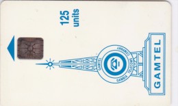 Gambia, GAM-06a, 125 Units, Logo - Blue, SN : Stamped C+eight Number, Matt , 2 Scans - Gambie