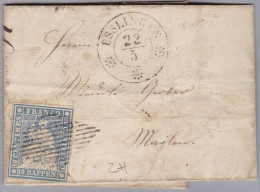 Heimat ZH ESSLINGEN 1856-05-22 Auf Kleinbrief - Covers & Documents